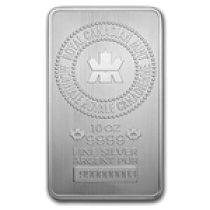 (image for) 10 oz RCM Silver Bullion Bar 9999 Fine Silver