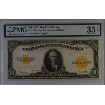 (image for) 1922 $10 Twenty Dollar Gold Certificate Fr-1173 PMG 35 Choice VF