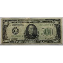 (image for) 1934A $500 Federal Reserve Bank Note