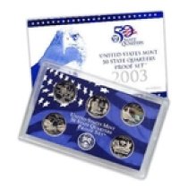 (image for) 2003 US Proof Set Of 5 Piece Quarters Only