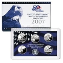 (image for) 2007 US Proof Set Of 5 Piece Quarters Only