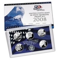 (image for) 2008 US Proof Set Of 5 Piece Quarters Only