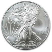 (image for) 2009 1 oz American Silver Eagle Coin With Air-Tite Holder
