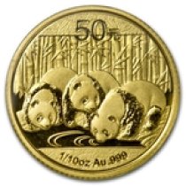 (image for) 2013 1/10 Ounce Chinese Gold Panda Coin Sealed