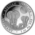 (image for) 2014 1 oz Silver Somalian African Elephant Coin