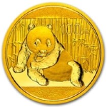 (image for) 2015 1/4 oz Chinese Gold Panda Coin 100 Yuan BU Sealed