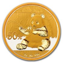 (image for) 2017 3 Grams Chinese Gold Panda Coin 50 Yuan BU Sealed