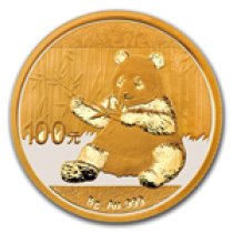 (image for) 2017 8 Grams Chinese Gold Panda Coin 100 Yuan BU Sealed