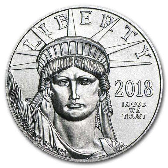 (image for) 2018 1 oz .9995 Fine Platinum American Eagle $100 Coin BU - Click Image to Close