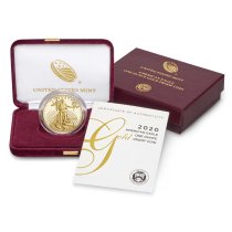 (image for) 2020-W Proof 1 oz Gold American Eagle Coin With Box & COA