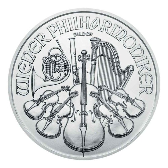 (image for) 2022 1 oz Austrian .999 Silver Philharmonic Coin BU - Click Image to Close