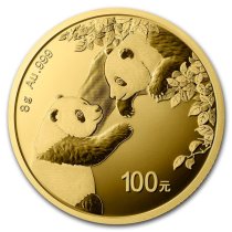 (image for) 2023 8 Grams Chinese Gold Panda Coin 100 Yuan BU - Sealed