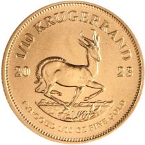 (image for) 2023 South African Krugerrand 1/10 oz Gold Coin BU