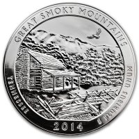 (image for) 2014 America the Beautiful 5 Ounce Silver Bullion