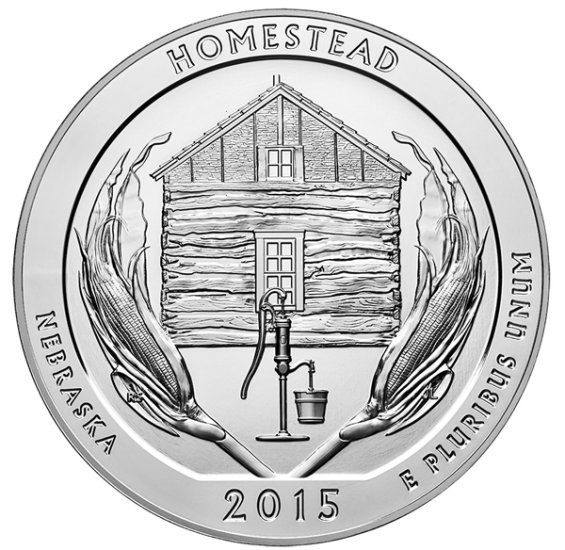 (image for) 2015 America the Beautiful 5 Ounce Silver Bullion