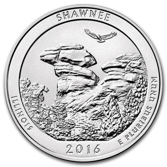 (image for) 2016 America the Beautiful 5 Ounce Silver Bullion