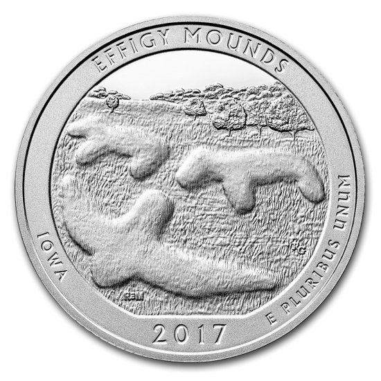 (image for) 2017 America the Beautiful 5 Ounce Silver Bullion