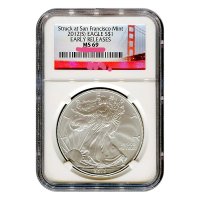(image for) Graded Silver Eagle Coins