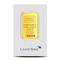 (image for) 1 oz Credit Suisse Gold Bar .9999 Fine Gold In Assay
