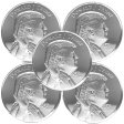 (image for) Lot of 5 - 1 oz President Donald J. Trump Silver Round .999 Fine Silver
