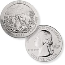 (image for) 2011 5 Ounce America The Beautiful Glacier Coin