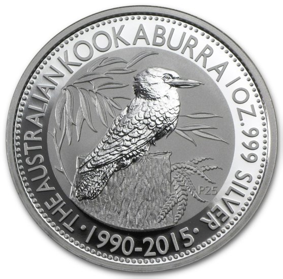 (image for) 2015 1 oz Silver Australian Kookaburra BU - Click Image to Close