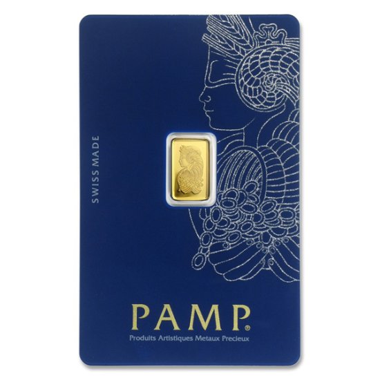 (image for) 1 gram Gold Bar - PAMP Suisse Lady Fortuna Veriscan In Assay - Click Image to Close