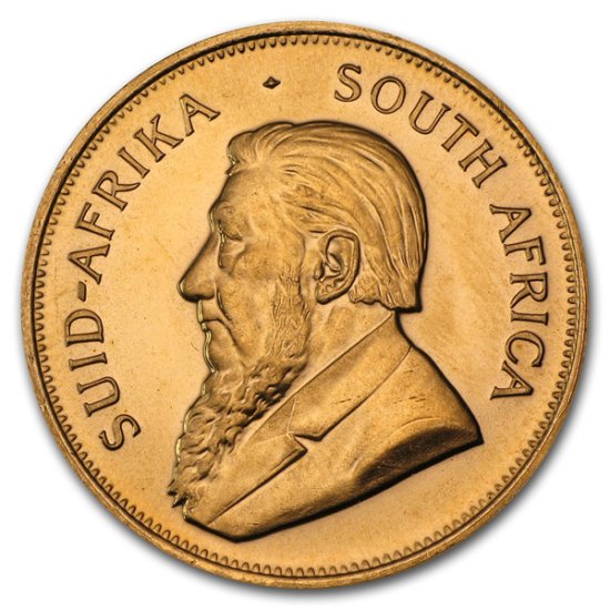 (image for) Random Year - 1 oz Gold South African Krugerrand Coin BU - Click Image to Close