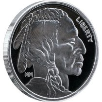 (image for) 1 oz .999 Fine Silver Buffalo Round - Mason Mint (MM)