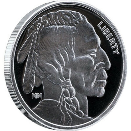 (image for) 1 oz .999 Fine Silver Buffalo Round - Mason Mint (MM) - Click Image to Close