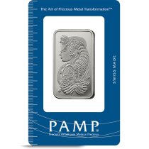(image for) 1 oz Platinum Bar - Pamp Suisse .9995 Fine Platinum - In Assay Card
