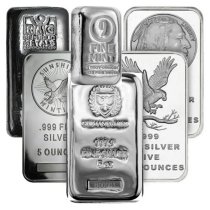 (image for) 5 oz Silver .999 Silver Bar - Mix Mint - Secondary Market