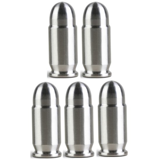 (image for) Lot of 5 - Silvertowne Mint 1 oz Silver Bullet .45 Caliber ACP - Click Image to Close