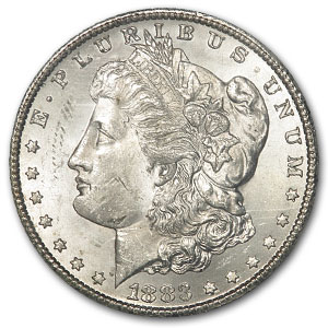 (image for) 1883-CC Brilliant Uncirculated Morgan Dollar In GSA Holder - Click Image to Close