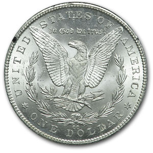 (image for) 1884-CC Brilliant Uncirculated Morgan Dollar In GSA Holder Box/COA - Click Image to Close