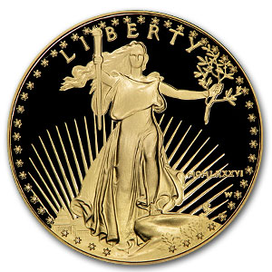 (image for) 2020-W Proof 1 oz Gold American Eagle Coin With Box & COA - Click Image to Close