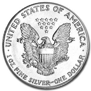 (image for) 1986 1 oz American Silver Eagle Coin With Air-Tite Holder - Click Image to Close