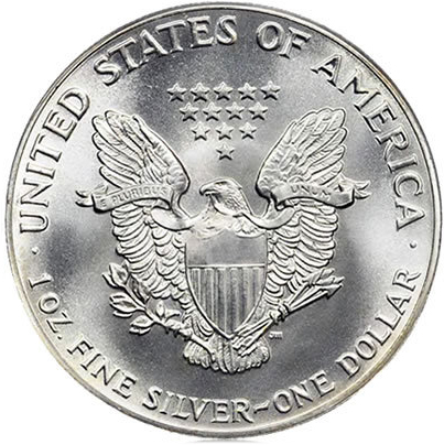 (image for) 1987 1 oz American Silver Eagle Coin With Air-Tite Holder - Click Image to Close