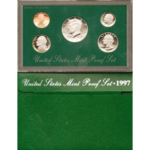 (image for) 1997 US Mint Proof Set Coins - Click Image to Close