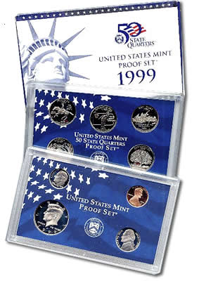 (image for) 1999 US Mint Proof Set - Click Image to Close