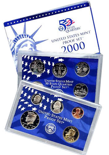 (image for) 2000 US Mint Proof Set - Click Image to Close
