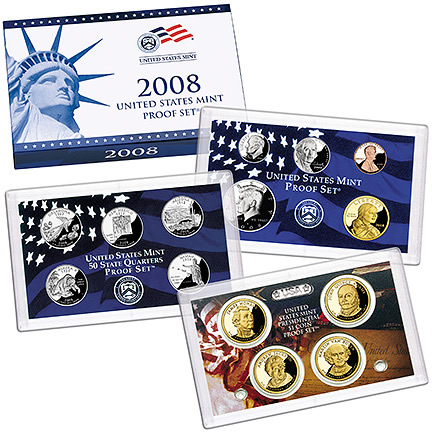 (image for) 2008 US Mint Proof Set - Click Image to Close