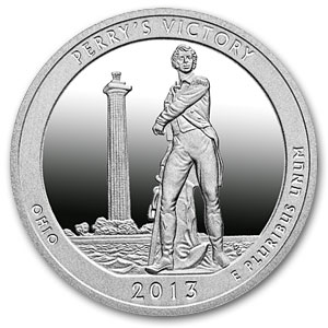 (image for) 2013 5 oz Silver ATB Perry's Victory and Peace Park Ohio - Click Image to Close