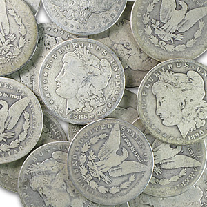 (image for) 1878-1904 Morgan Silver Dollar VG-VF - Random Year - Click Image to Close