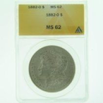 (image for) 1882 O Silver Morgan Dollar ANACS MS-62