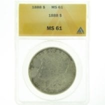 (image for) 1888 Silver Morgan Dollar ANACS MS-61