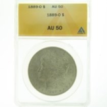 (image for) 1889 O Silver Morgan Dollar ANACS AU-50