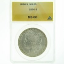 (image for) 1896 Silver Morgan Dollar ANACS MS-60