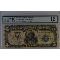 (image for) 1899 $5 Five Dollar Silver Certificate Fr-280M PMG 12 Fine
