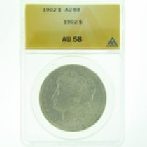 (image for) 1902 Silver Morgan Dollar ANACS AU-58